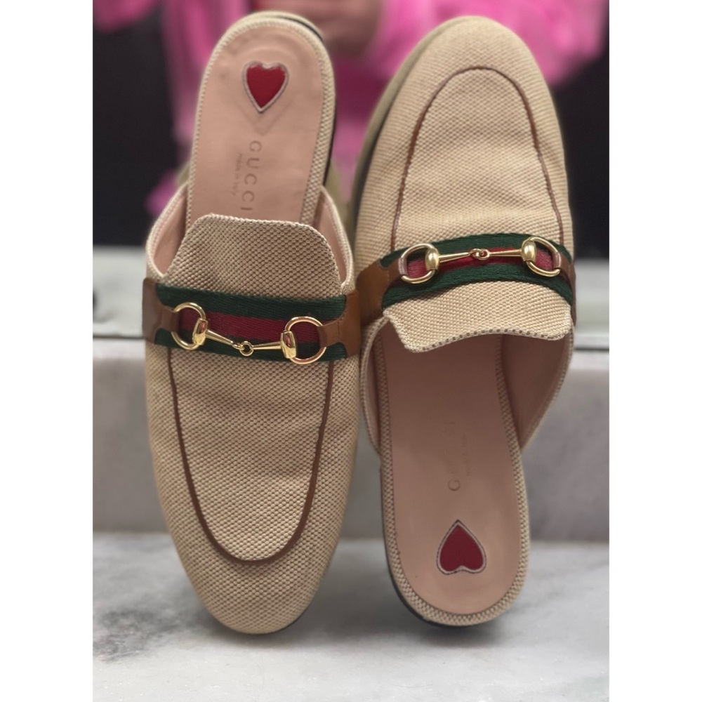 Women’s Gucci Princetown Leather Slipper size 38.5